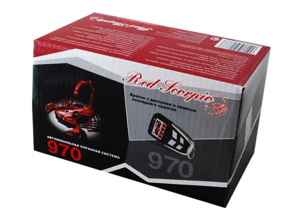 Автосигнализация с 2-ух стороней связью и автозапуском Red Scorpio 970 Red Scorpio 970. Технические характеристики 970.